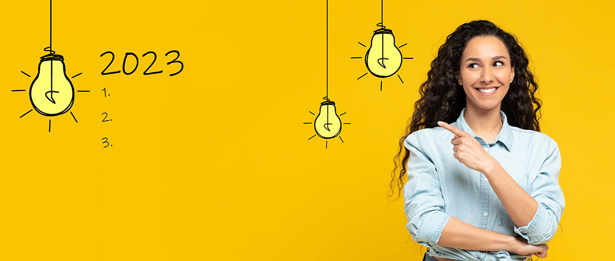 woman with a list or 2023